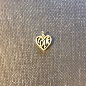 James Avery Retired Love Heart Charm